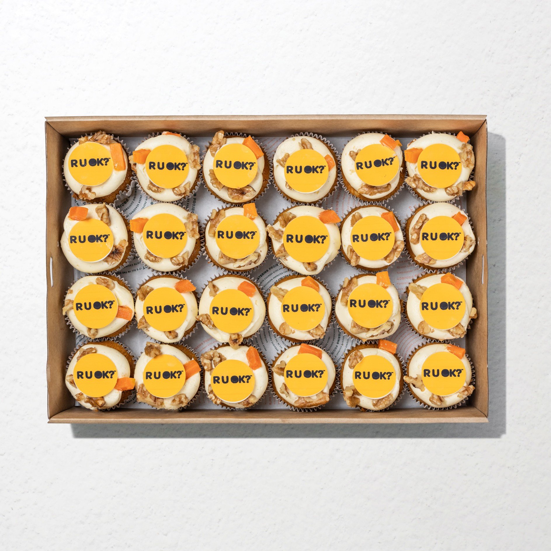 R U OK Day Cupcake (Carrot)