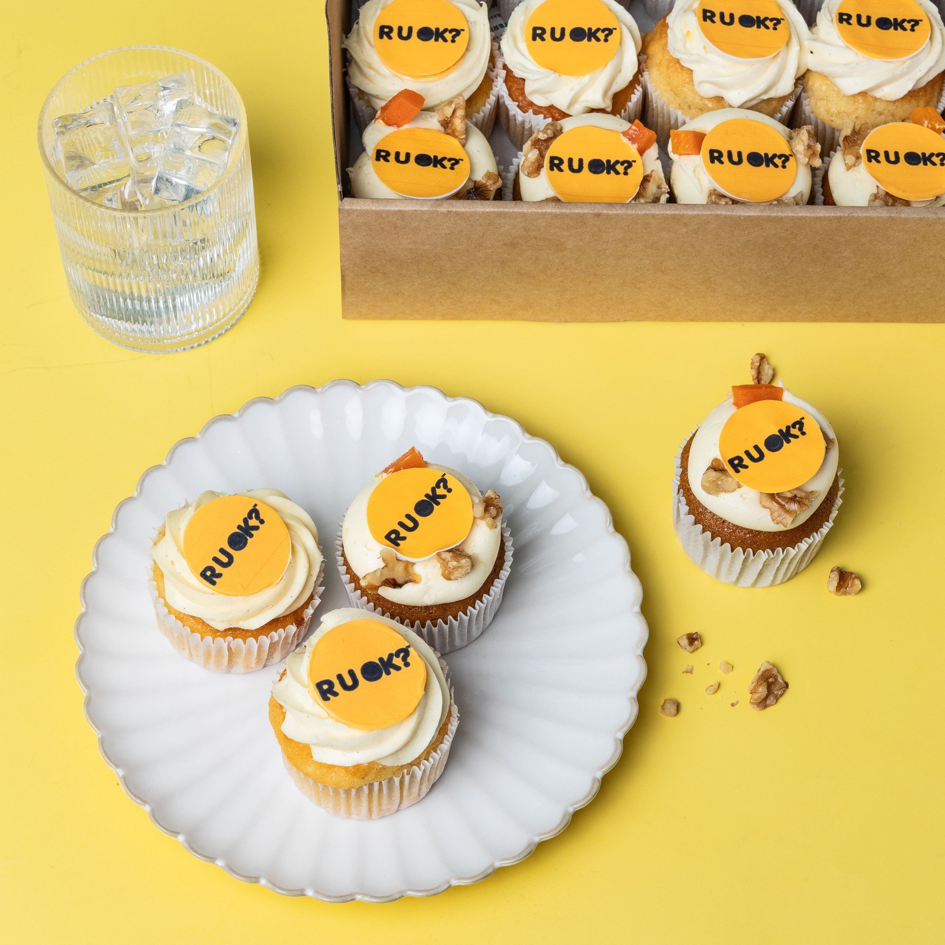 R U OK Day Cupcake (Vanilla & Carrot)