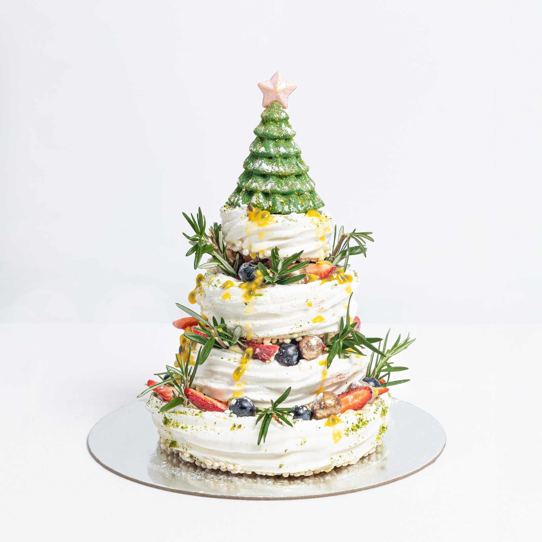 Christmas Tree Meringue