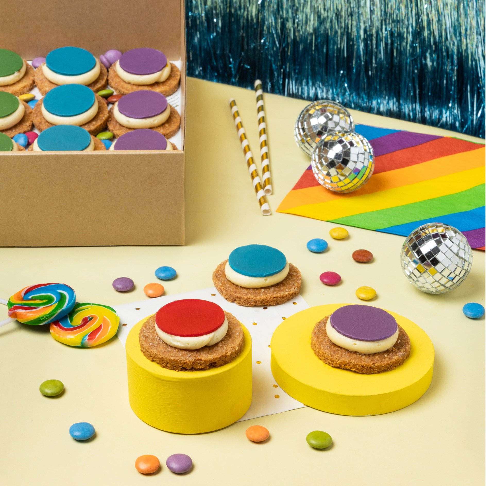 Mardi Gras Cookie Platter