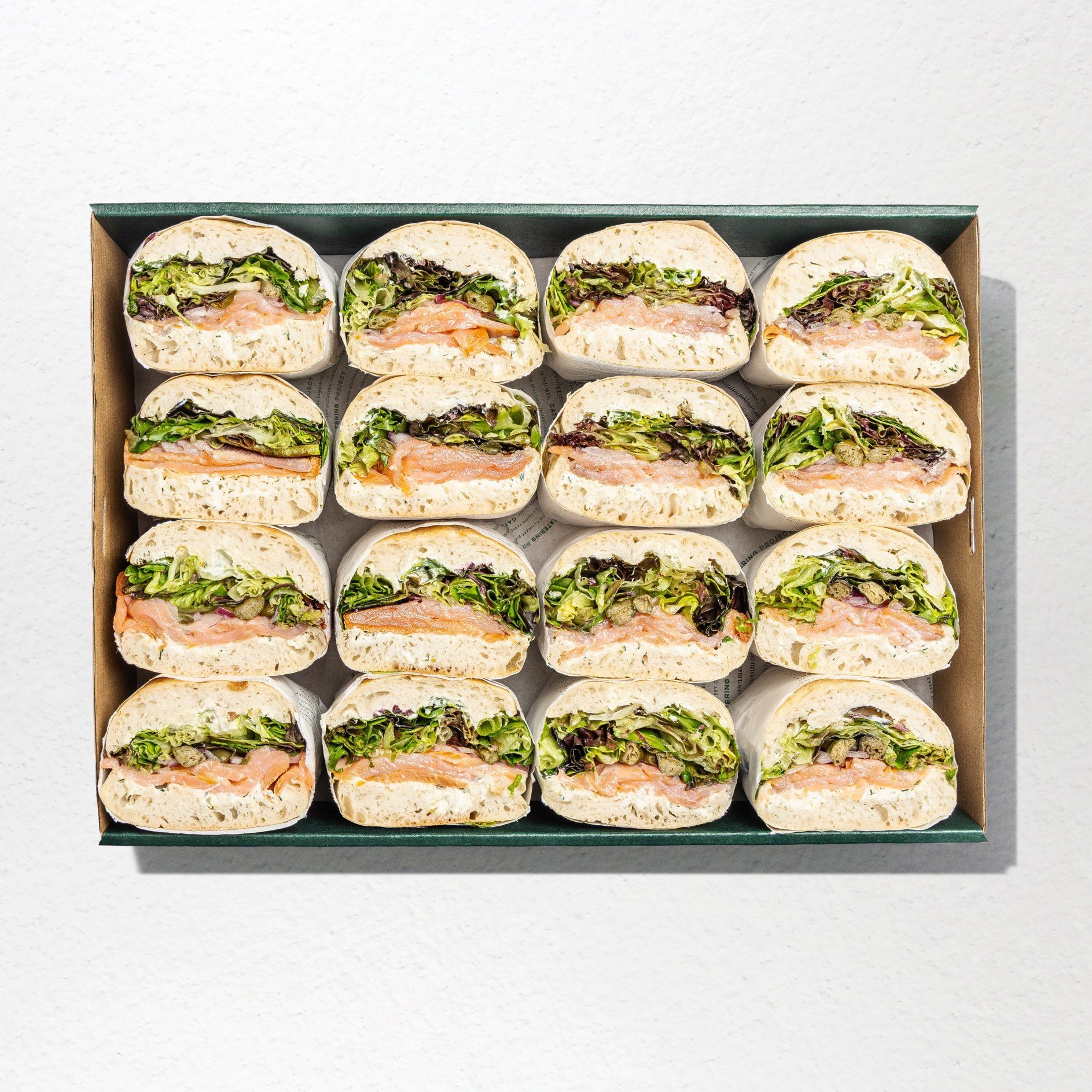 Smoked Salmon Turkish Sandwich Platter