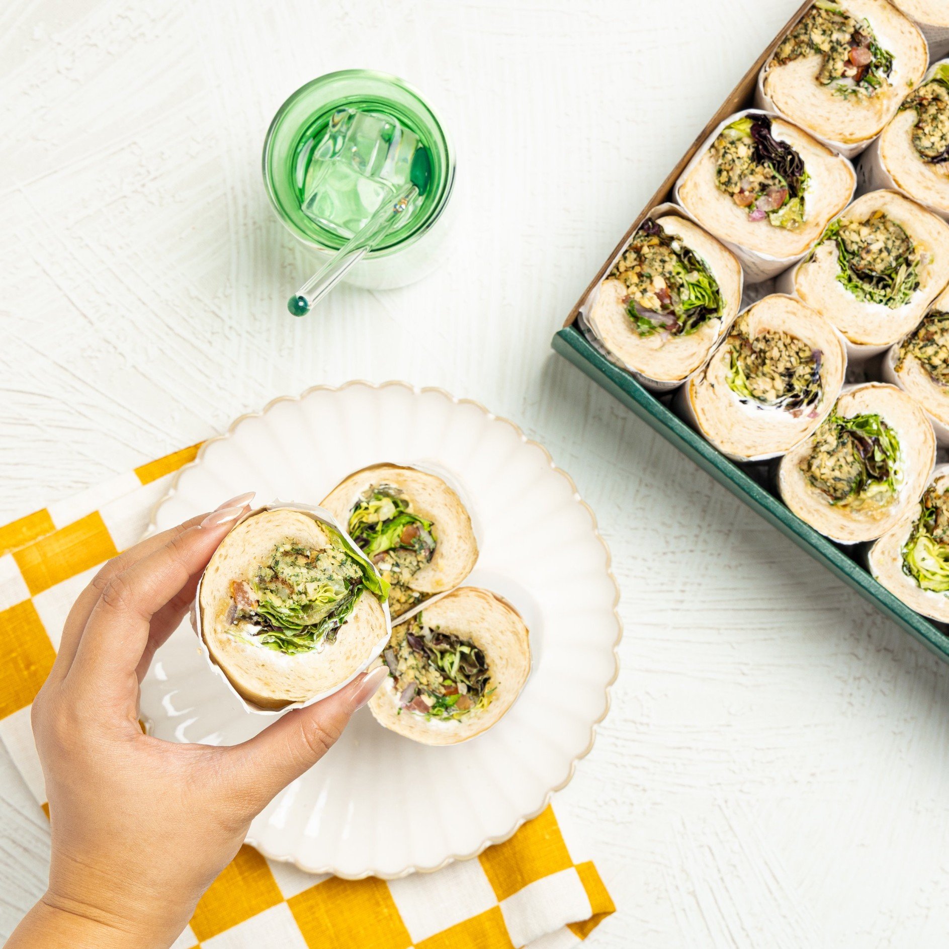 Falafel Baguette Platter 