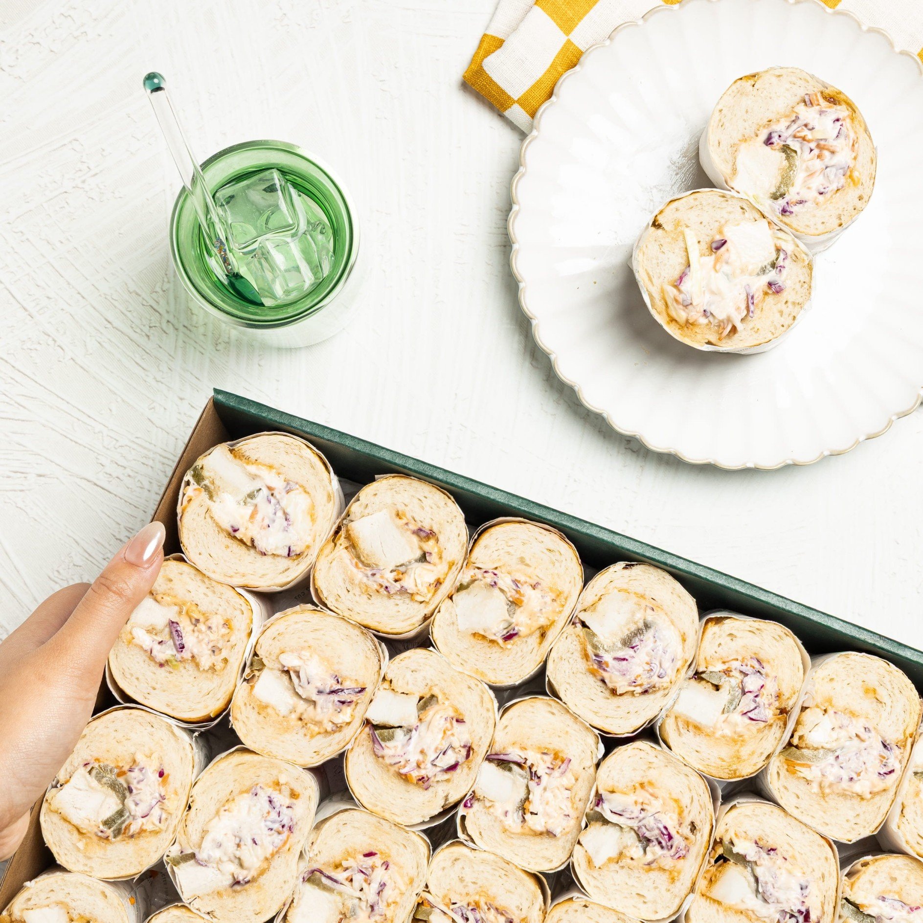 Chicken Schnitzel Baguette Platter