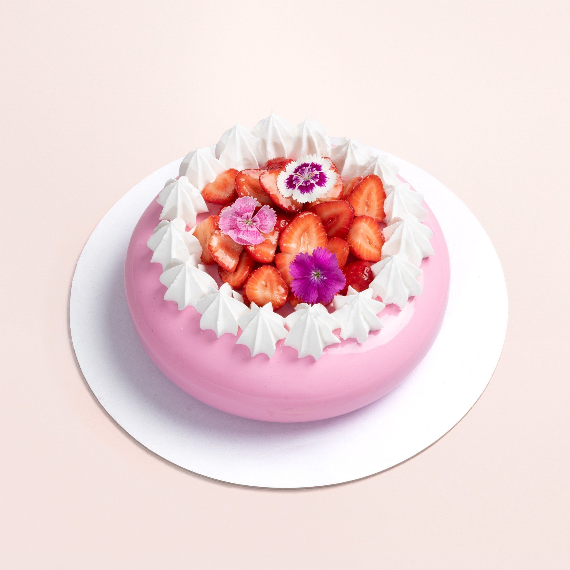 Raspberry Mousse Cake