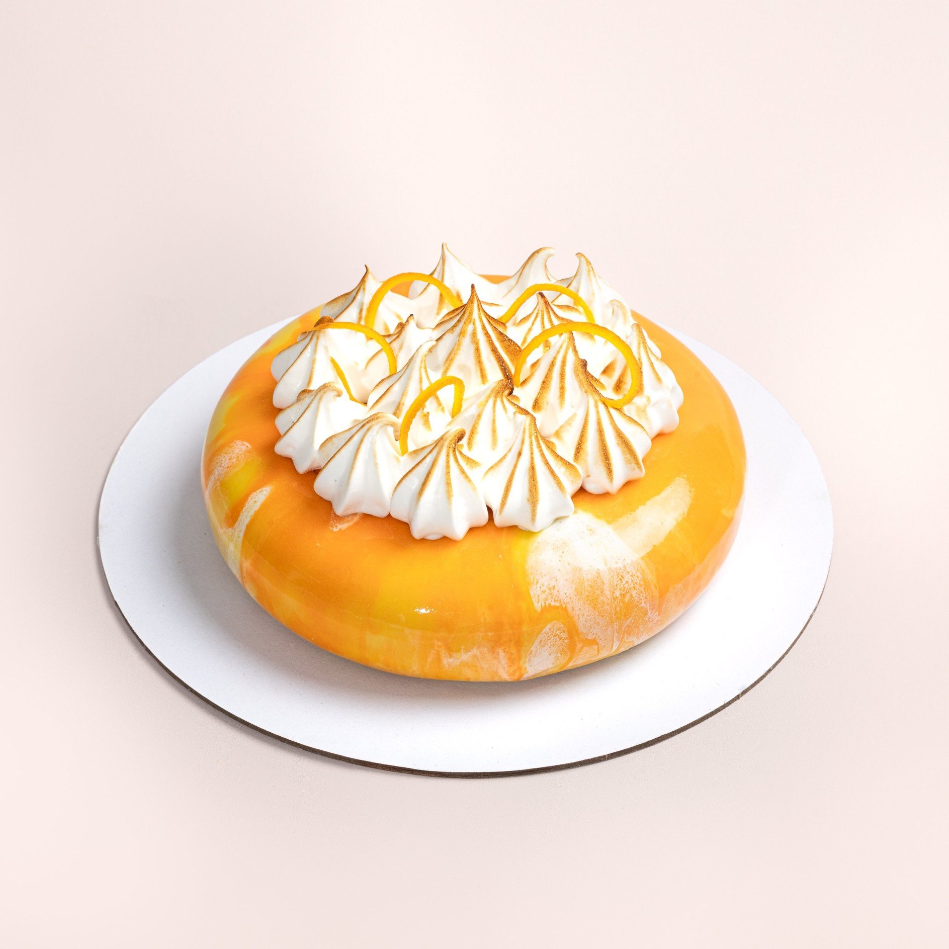 Yuzu Meringue Mousse Cake