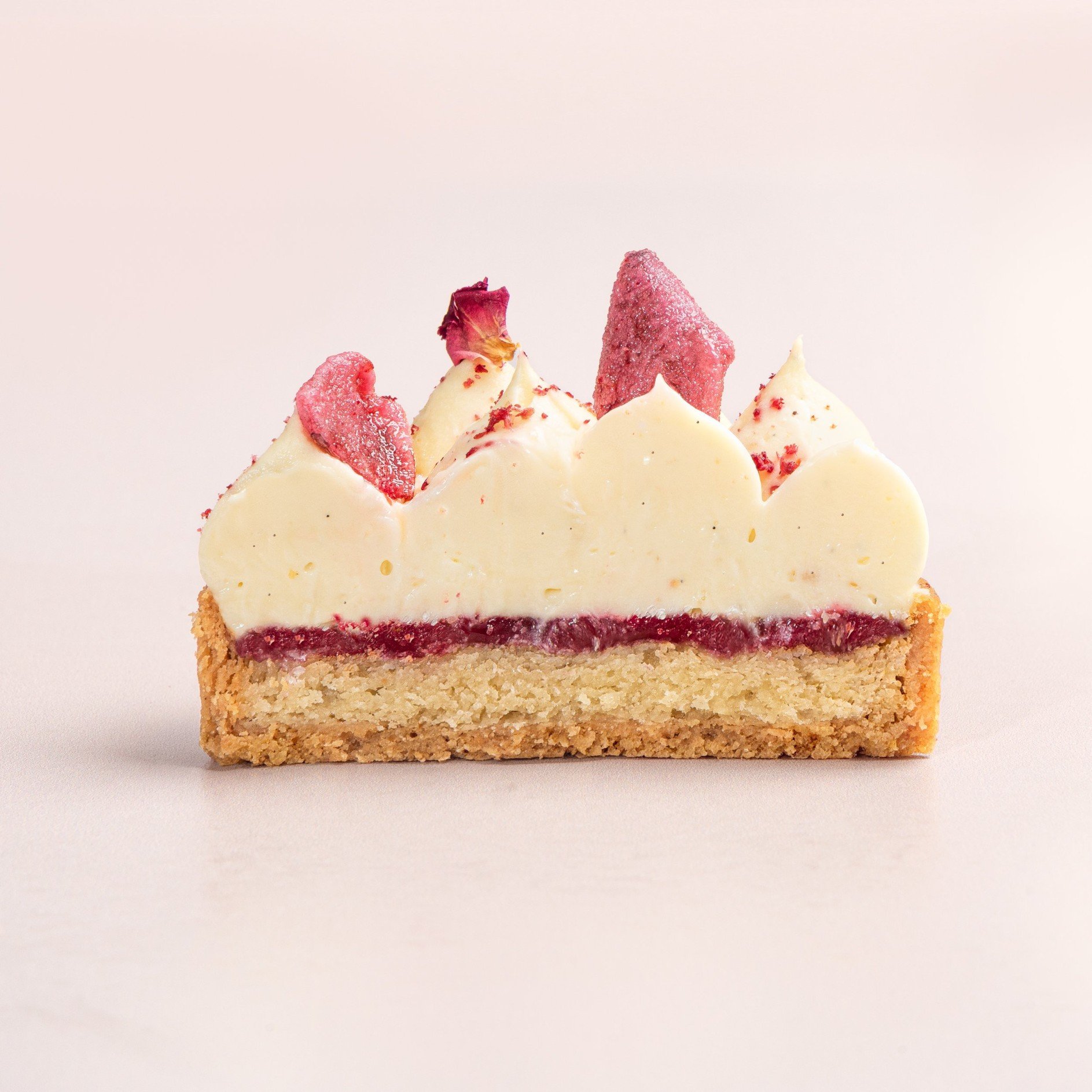 Pack of 6 Lychee and Rose Mini Tart