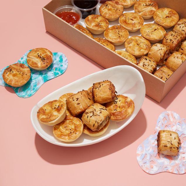 Gourmet Pie and Sausage Roll Platter