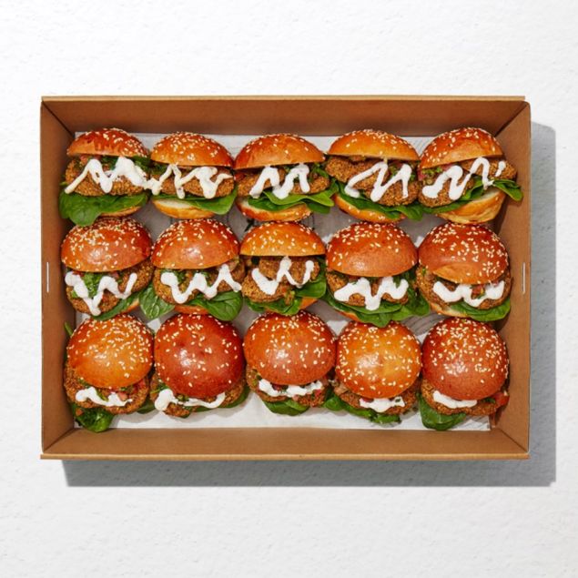 Chickpea Falafel Slider Platter