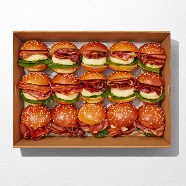 Maple Bacon & Egg Slider Platter