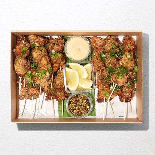 Karaage Chicken Skewer Platter