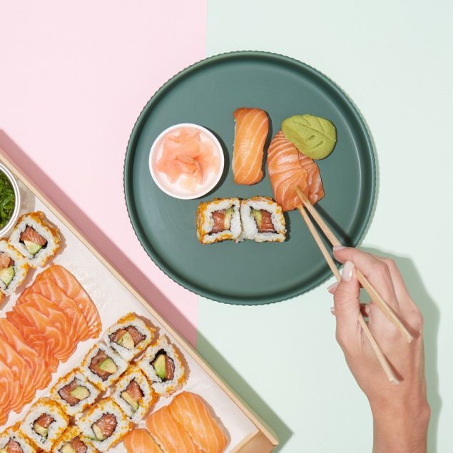 Salmon Sushi Platter