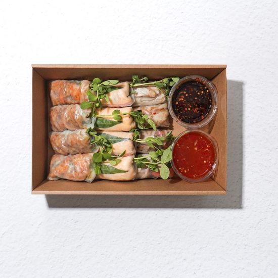 Combination Rice Paper Roll Platter 