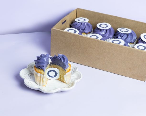 International Women's Day Small Cupcake Platter