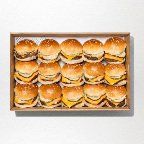 Classic Cheese Burger Slider Platter