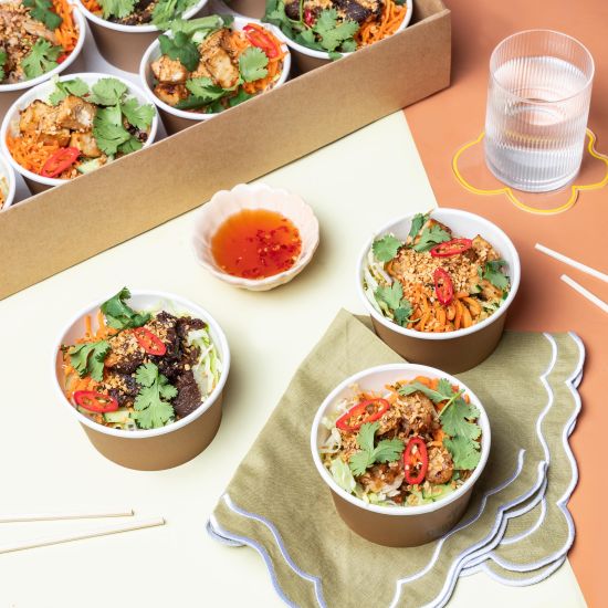 Vietnamese Noodle Bowl Platter 