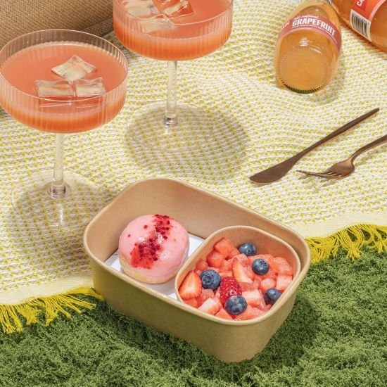 Donut & Fruit Snack Box