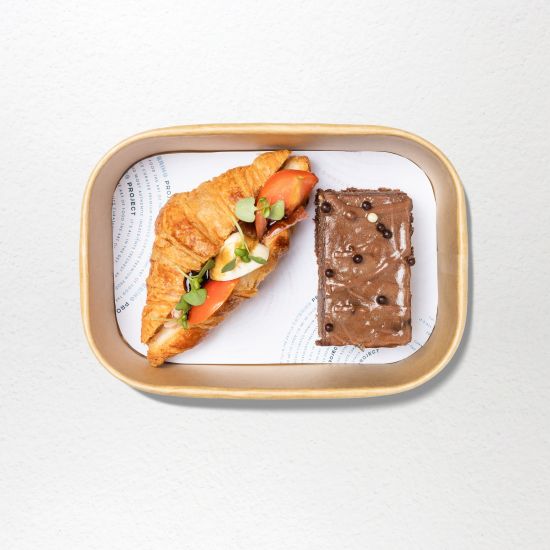 Croissant & Brownie Snack Box