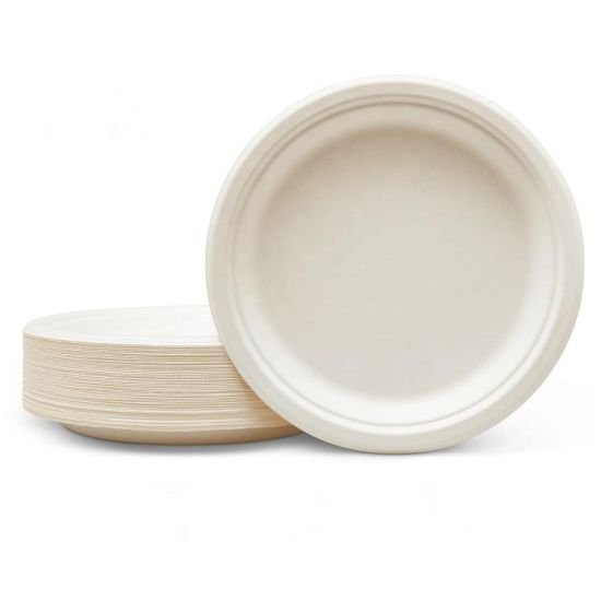 Disposable Plate 9" Round Sleeve 50 pieces 
