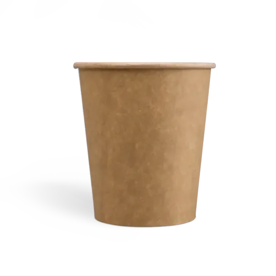 Disposable 12oz Single Wall Paper Cup Sleeve 50 pieces