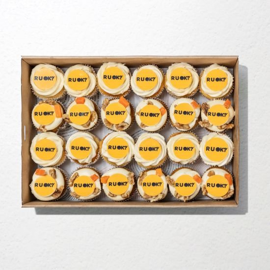 R U OK Day Cupcake (Vanilla & Carrot)
