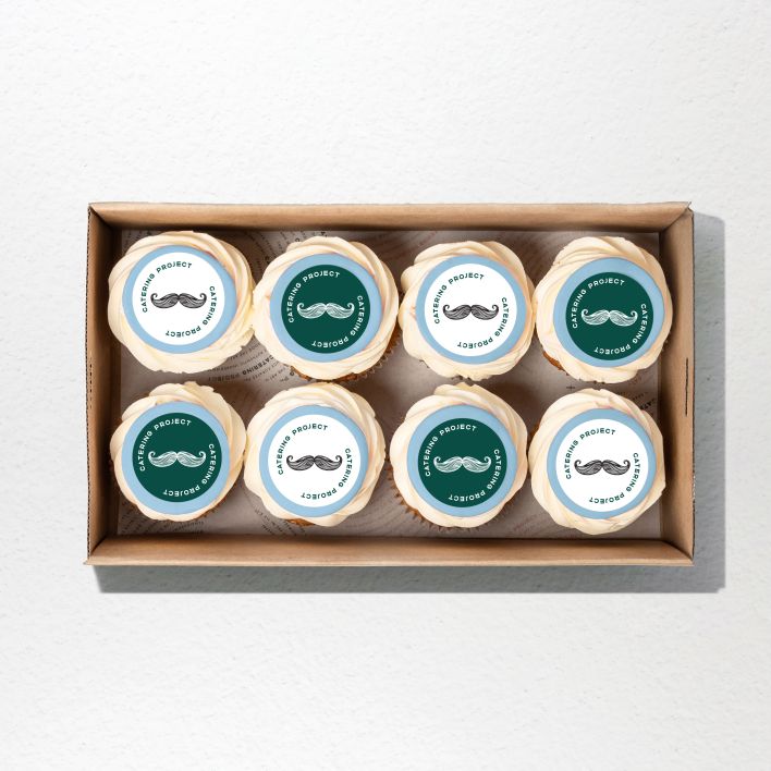 Movember Cupcake Platter