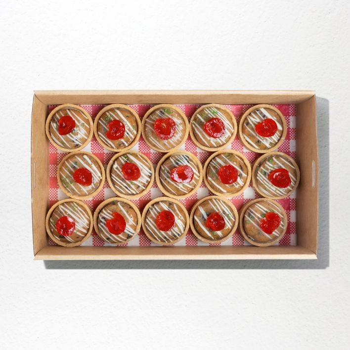 Christmas Pudding Tarts Platter