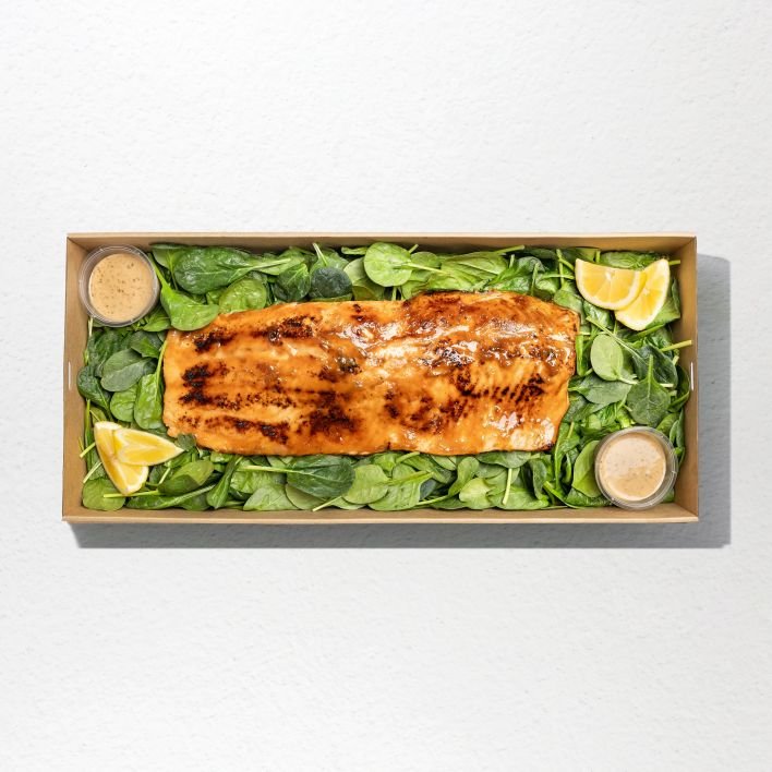 Miso Glazed Baked Salmon