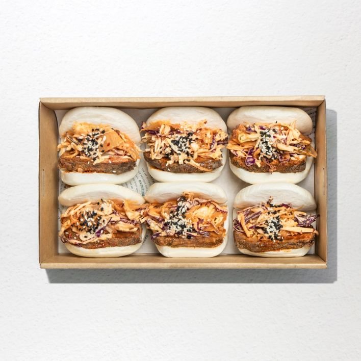 Beef Brisket Bao Bun Platter  