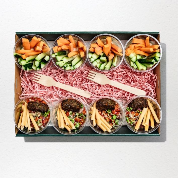 Vegan Dip Pots Platter