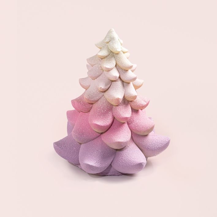 Sculpted Pink Tree Cake