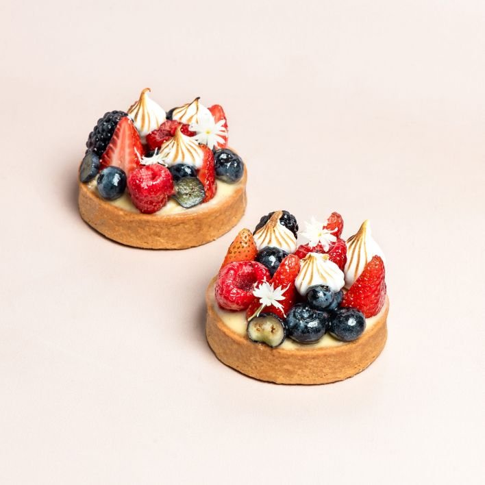 Pack of 6 Mixed Berry Mini Tart