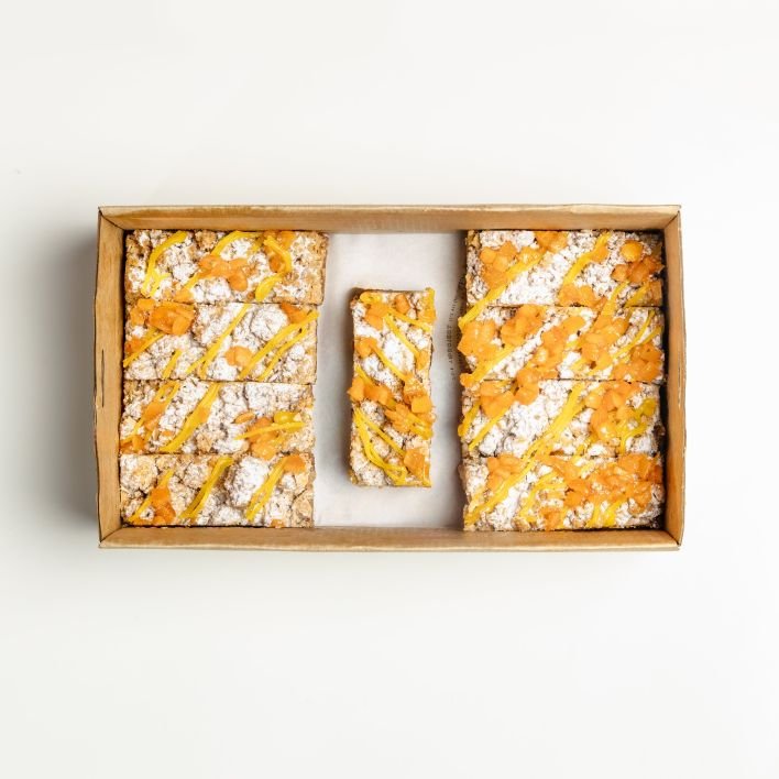 Orange Crumble Slice Platter