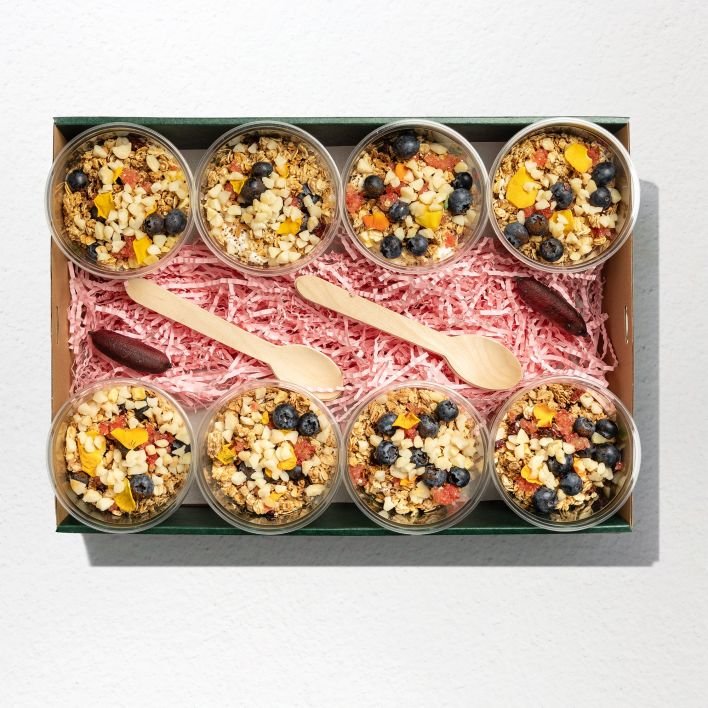 Wattleseed & Macadamia Granola Pot Platter