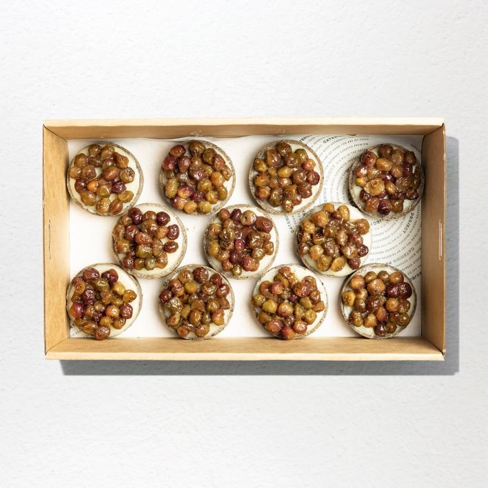 Muntries & White Chocolate Genache Tarts Platter 