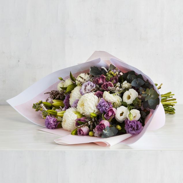 L03-Bouquet Purple & White (range $125-$250)