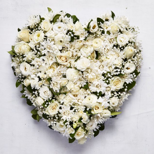 F03-Heart White (range $400-$500) *Multiple colours available*