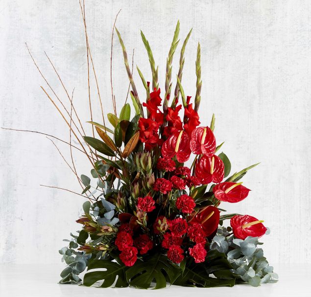 C08-Premium Chapel Vase Red (range $350-$550)