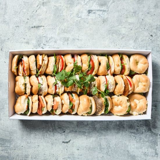 Cocktail Bagels (Box of 24)