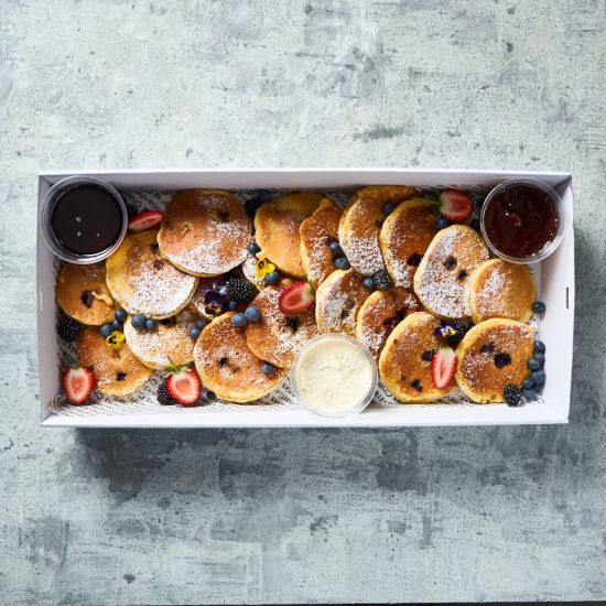Chia & Blueberry Pancakes (Box of 25)