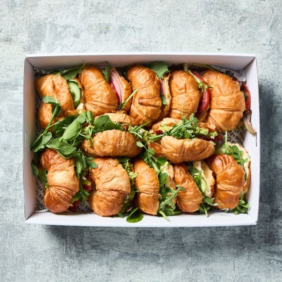 Cocktail Croissants - Savoury Filled  (Box of 12) (Dietary Available)