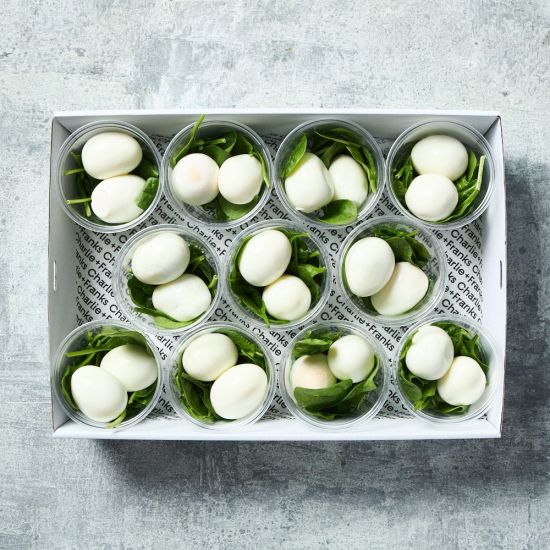 BUFFET - Hard Boiled Egg Cup (2 eggs per cup)