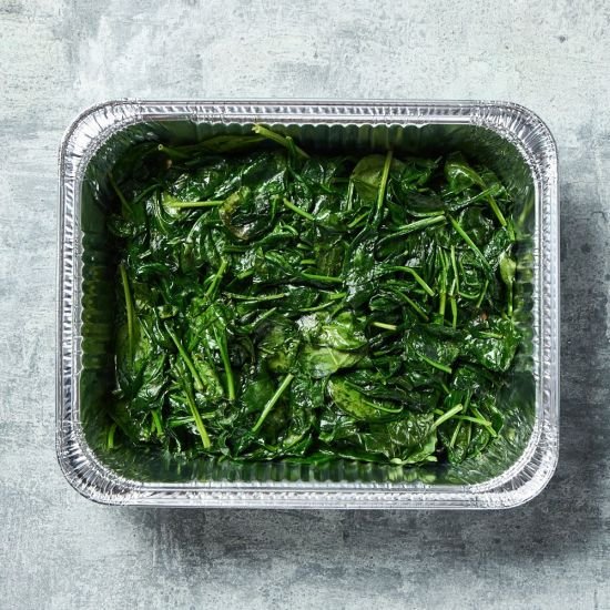 BUFFET - Sautéed Spinach (100g per portion)