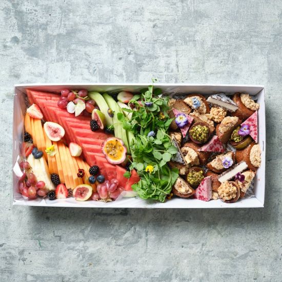 Vegan - AM/PM Sweets & Fruit Graze Platter (Serves 10-15) 