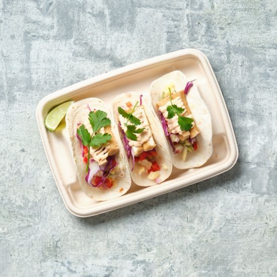 Individual Meals - Avocado, Pineapple Salsa Tacos (3 per serve) (Dietary Available)