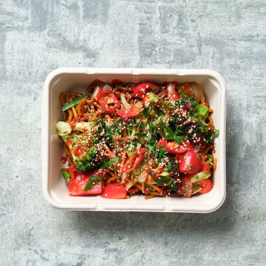 Individual Meals Hokkien Veggie Noodles + Protein (Dietary Options Available)