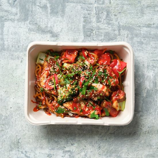 Individual Meals Hokkien Veggie Noodles + Protein (Dietary Options Available)