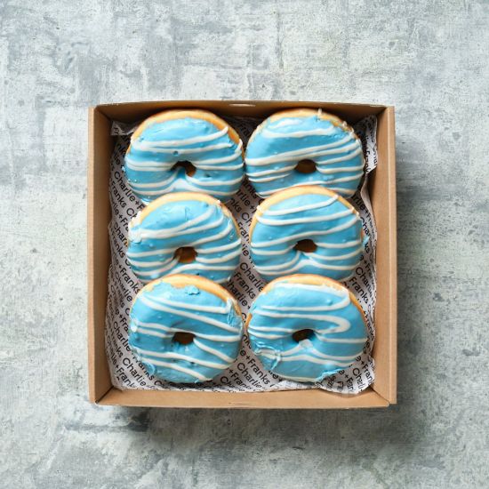 Father's Day - Blue Donut (Box of 6)