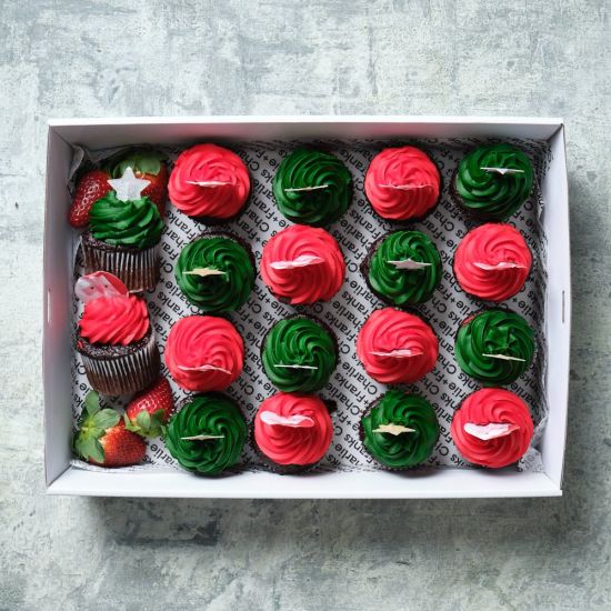 Christmas - High Tea Cupcakes (Box of 18)