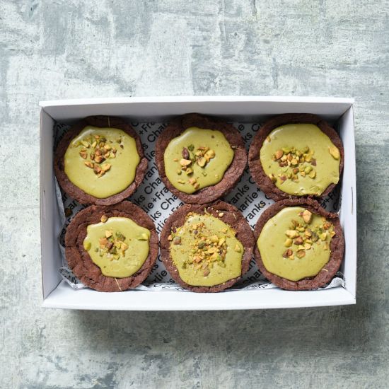 Pistachio Decked Brownies (Dubai Chocolate Collection) (Box of 6) 
