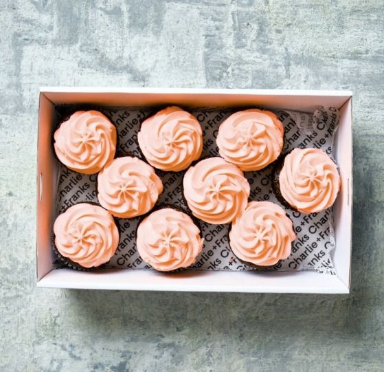 Diwali - Orange High Tea Cupcakes (Box of 9)